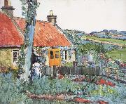 George Leslie Hunter Cottage,Near Largo painting